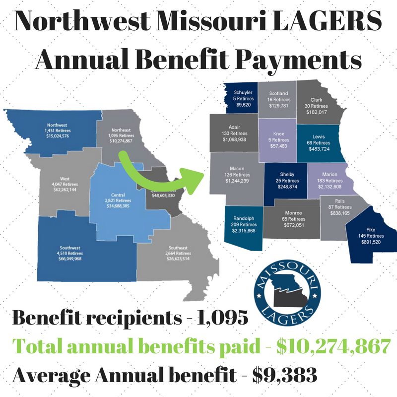 Northeast Missouri LAGERS County Map EI