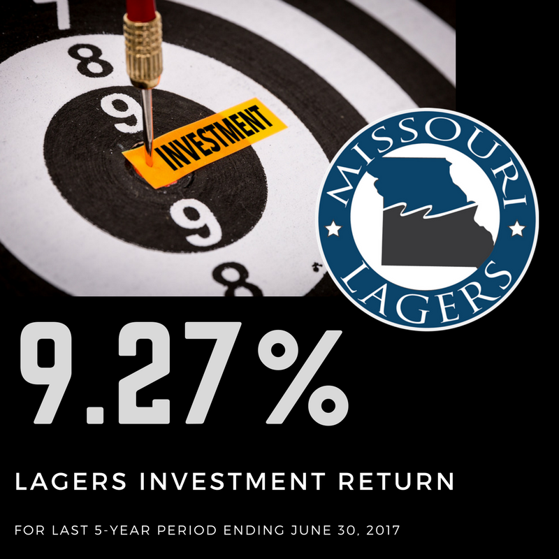 LAGERS Investment Return For last 5-year period Ending June 30 2017
